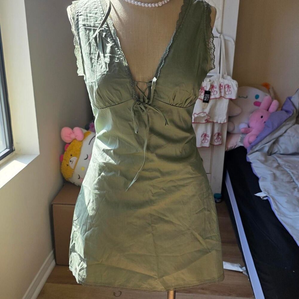 Forever-21 Women's Green Dress
